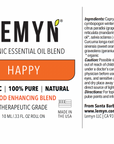 Happy - Organic Essential Oil Roll-On Uplift Essence