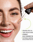 Rose Oil + Squalane & Vitamin C | Enhanced with Carotenoids & Vitamin E | Freshly Made